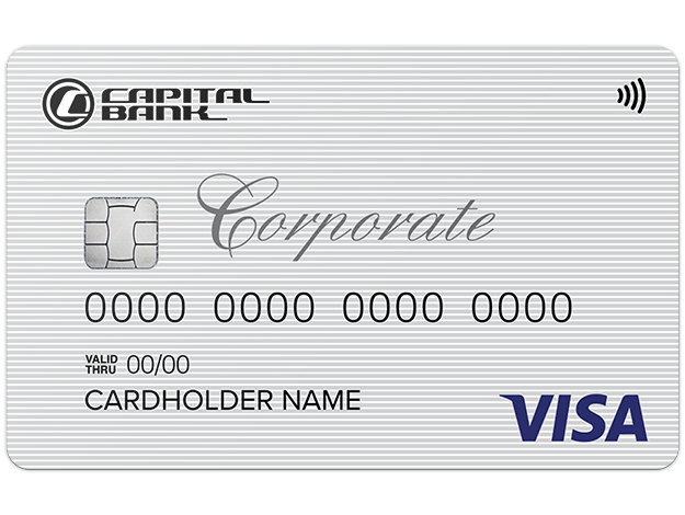Carte de crédit VISA Corporate de Capital Carte