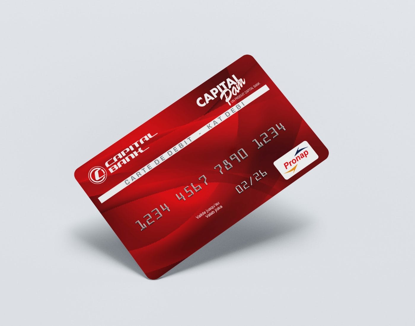 Carte de débit locale Capital Pam, de Capital Bank