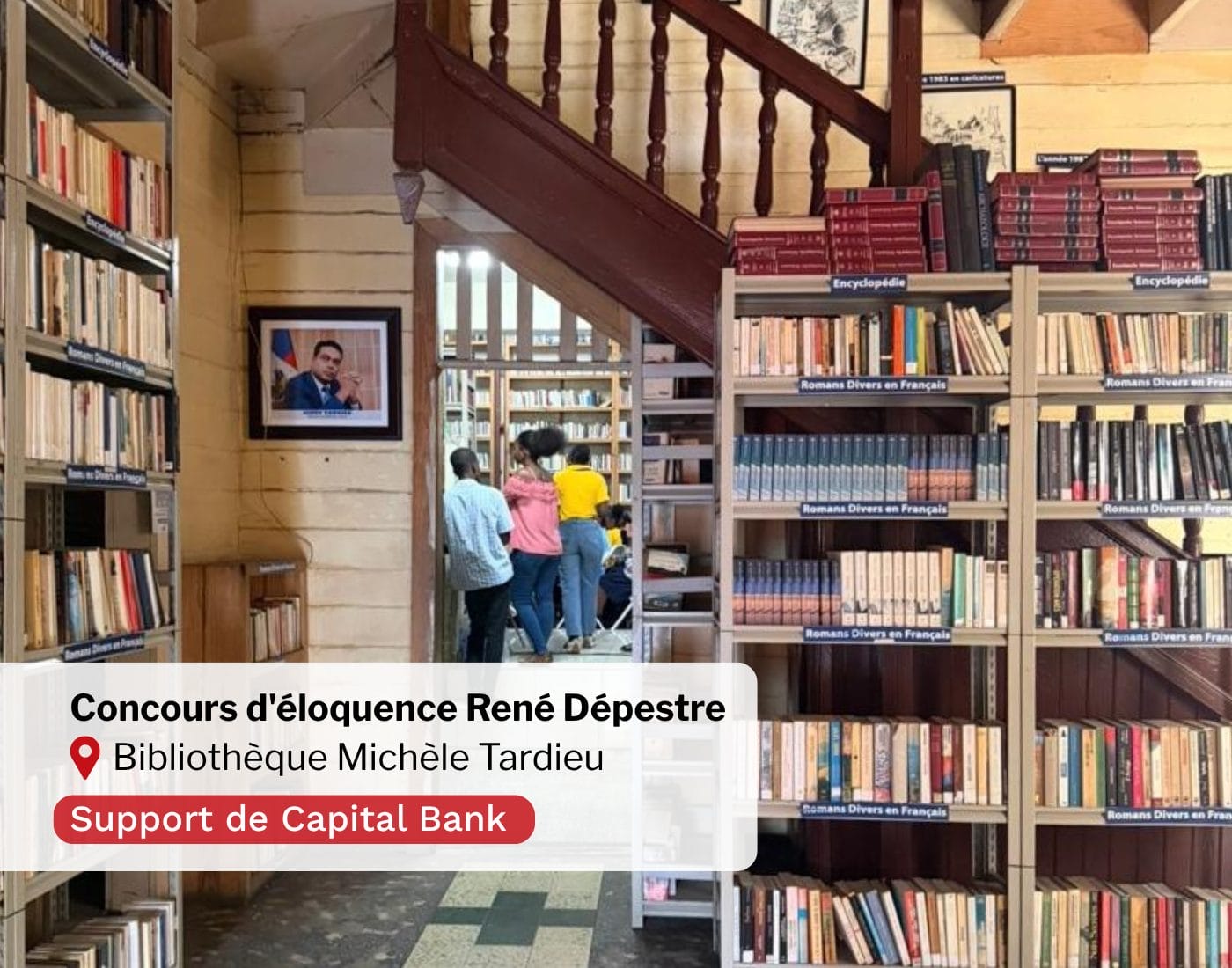 Soutien au concours René Dépestre de la Bibliothèque Michèle Tardieu